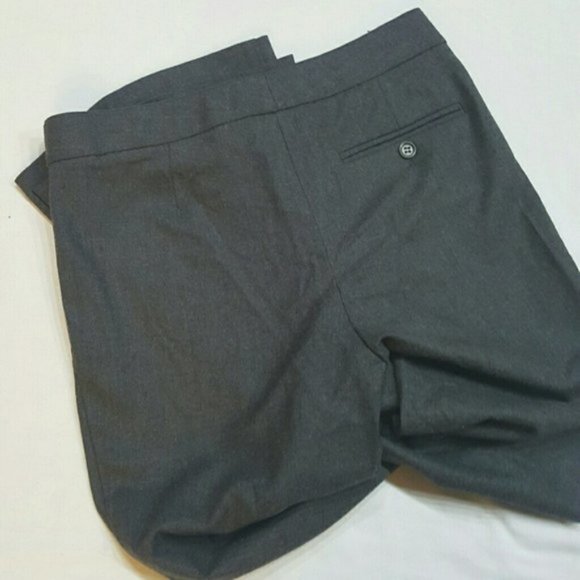 Theory gray Wool straight flare legged dress pants size 0 (294) - Picture 2 of 8